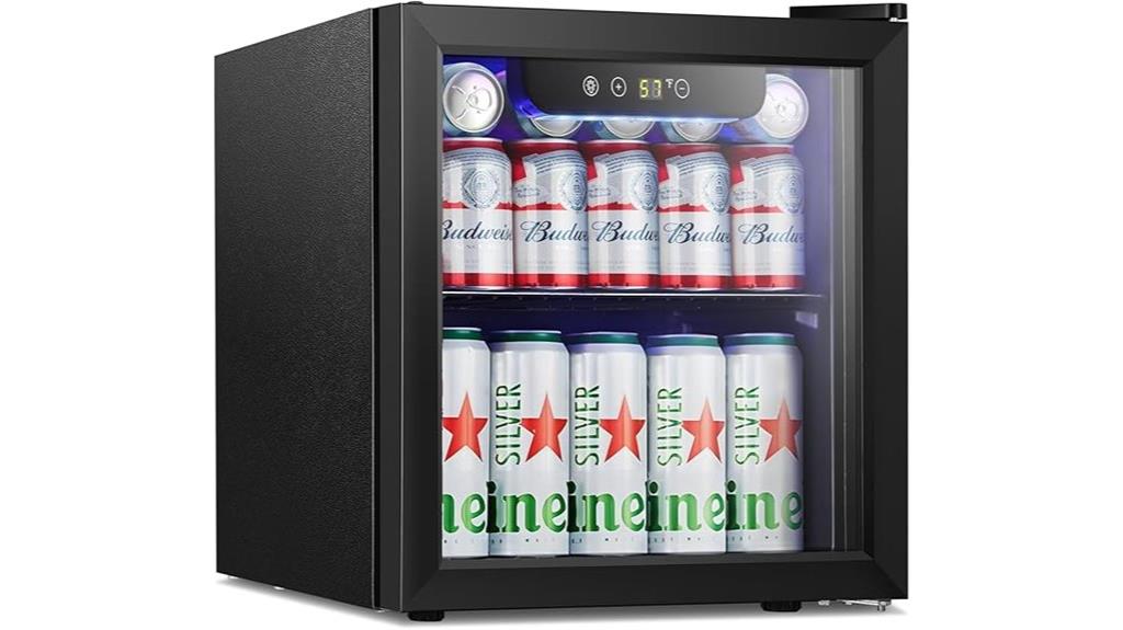 12 bottle 48 can beverage refrigerator