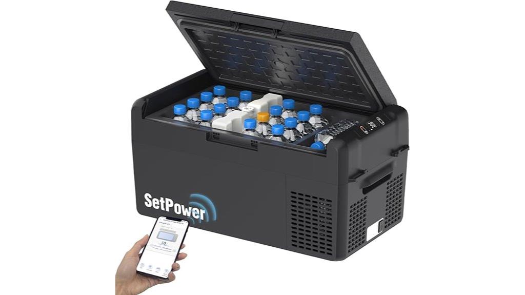 12v portable refrigerator 21qt