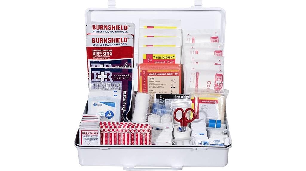 190 piece osha ansi compliant first aid