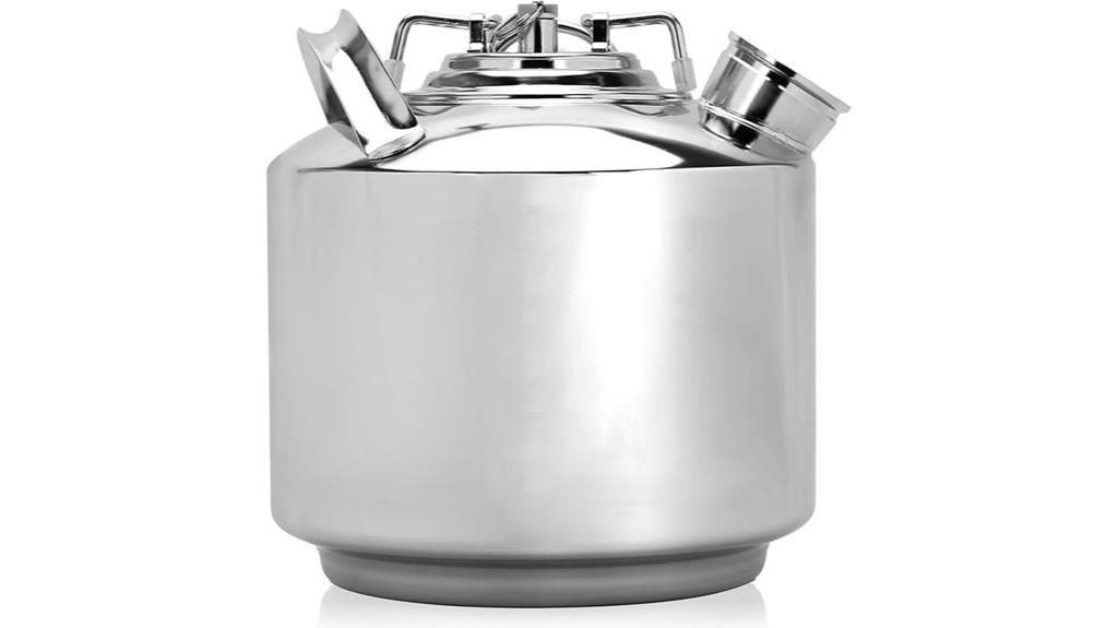 1 6 gallon beer cleaner keg