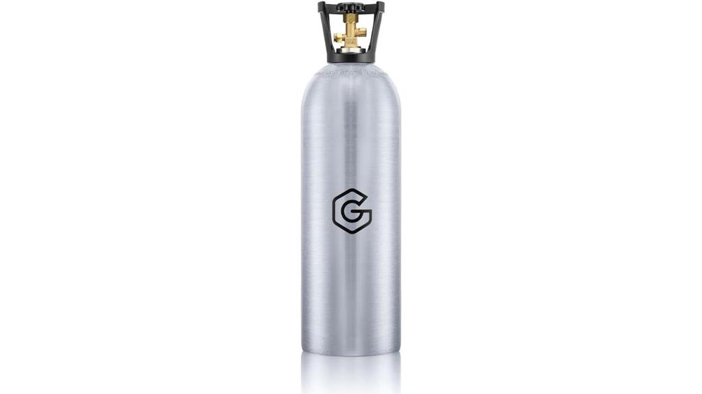 20lb aluminum co2 tank with cga