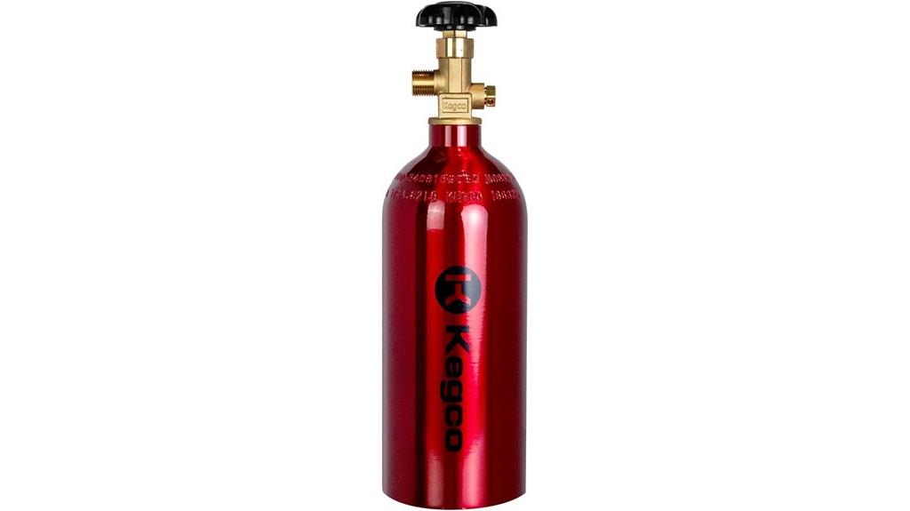 2 5 lb co2 cylinder red