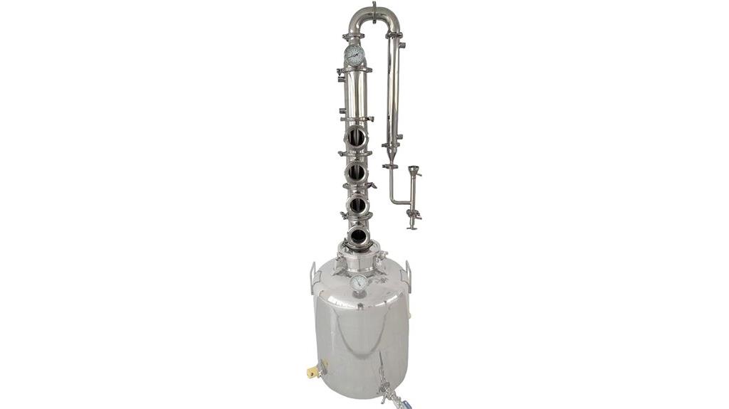 4 inch stainless steel distiller