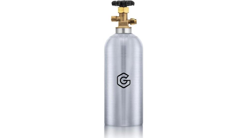 5lb aluminum co2 kegerator tank