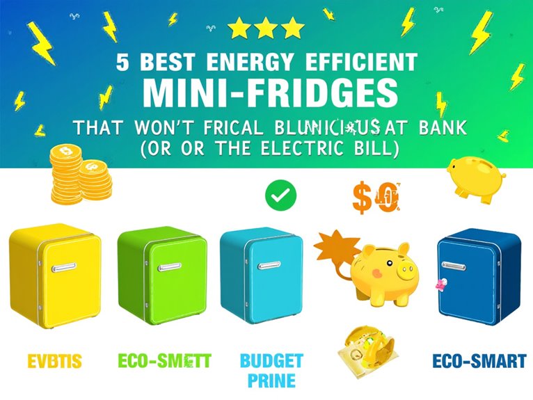 affordable energy efficient mini fridges