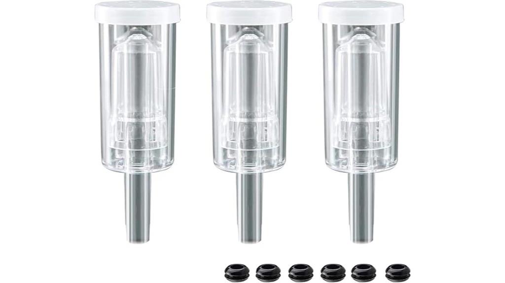 airlock fermentation kit with silicone grommets