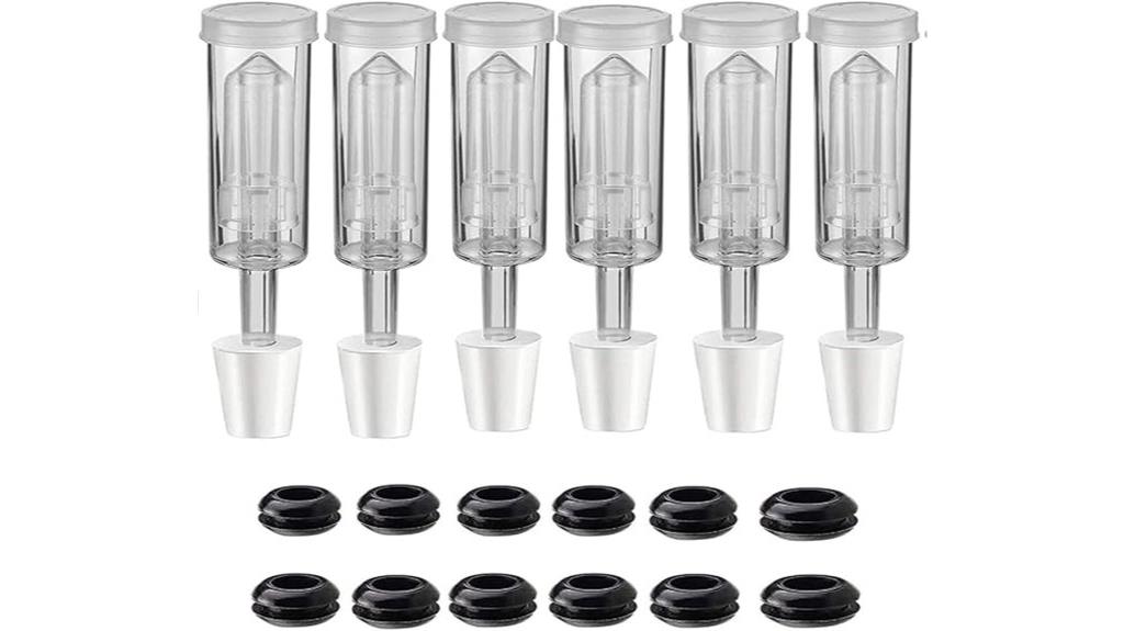 airlock fermenting brewing kit 6 pack