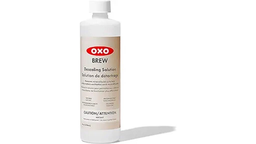 all natural descaling solution bottle