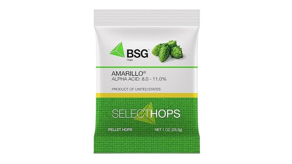 amarillo hop pellets one ounce quantity