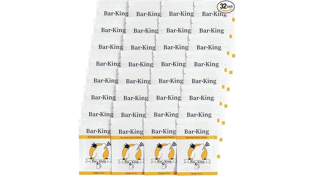 bar king beer cleaner packets