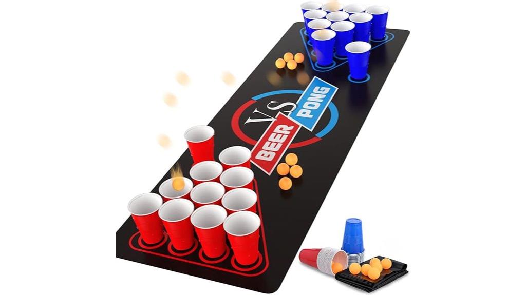 beer pong party mat