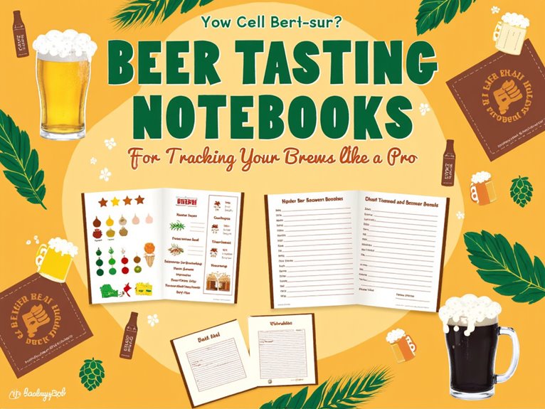 beer tasting tracking notebooks