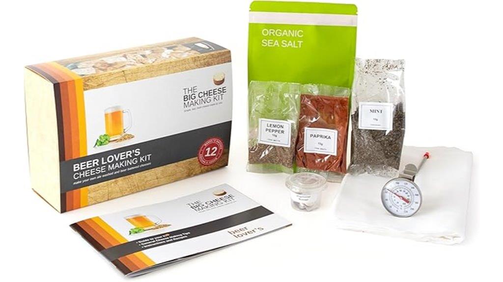 beer themed cheese making kit