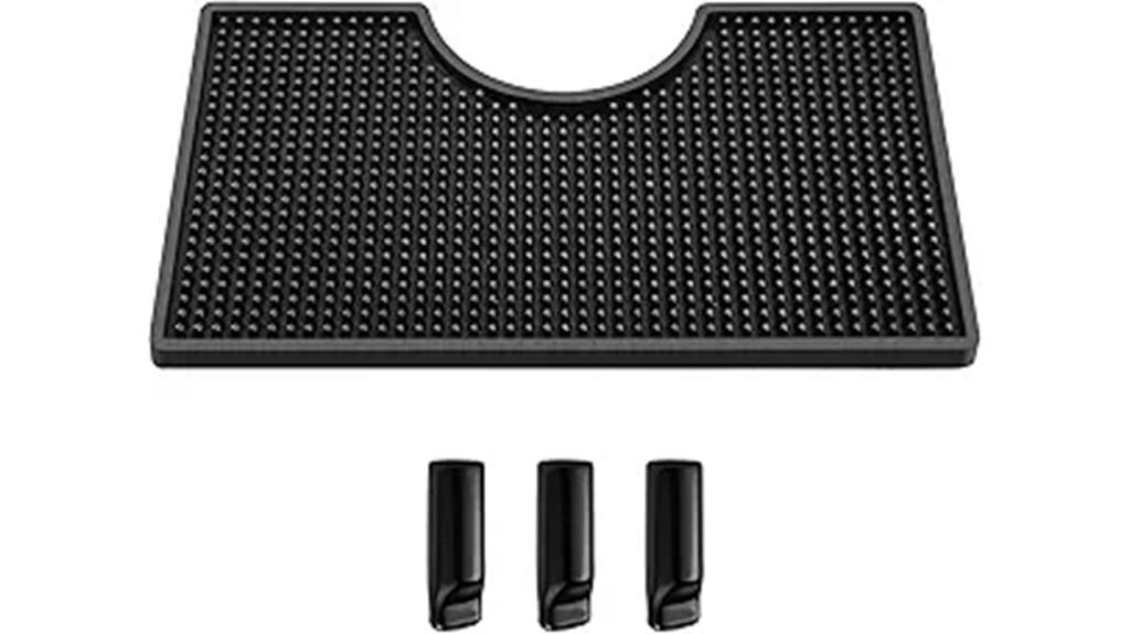 beer tower kegerator drip tray mat