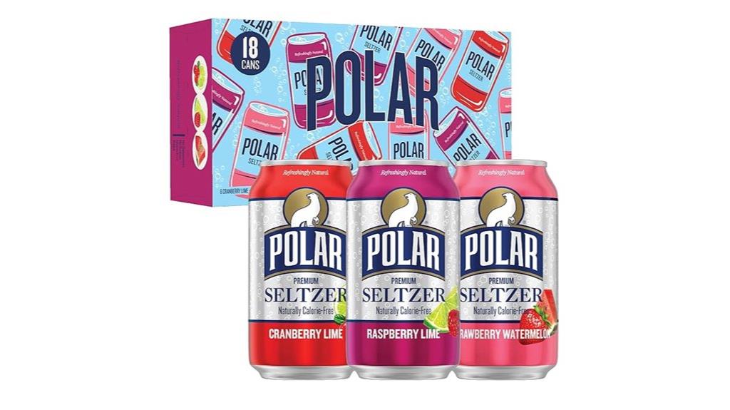 berries flavored sparkling water