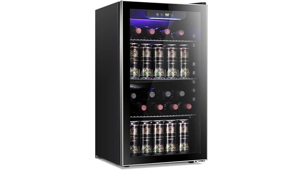 black 26 bottle cooler