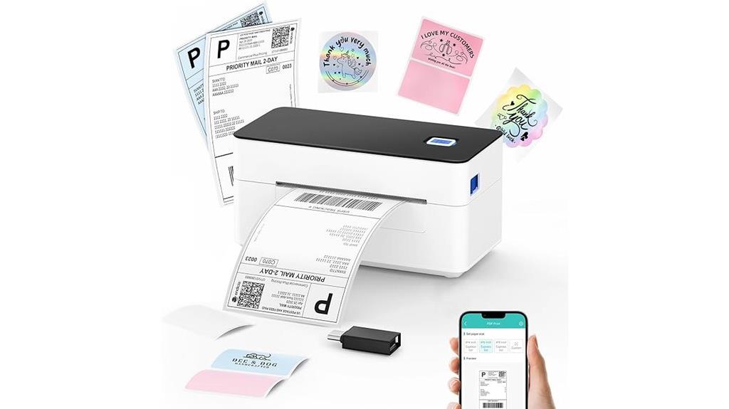 bluetooth thermal label printer