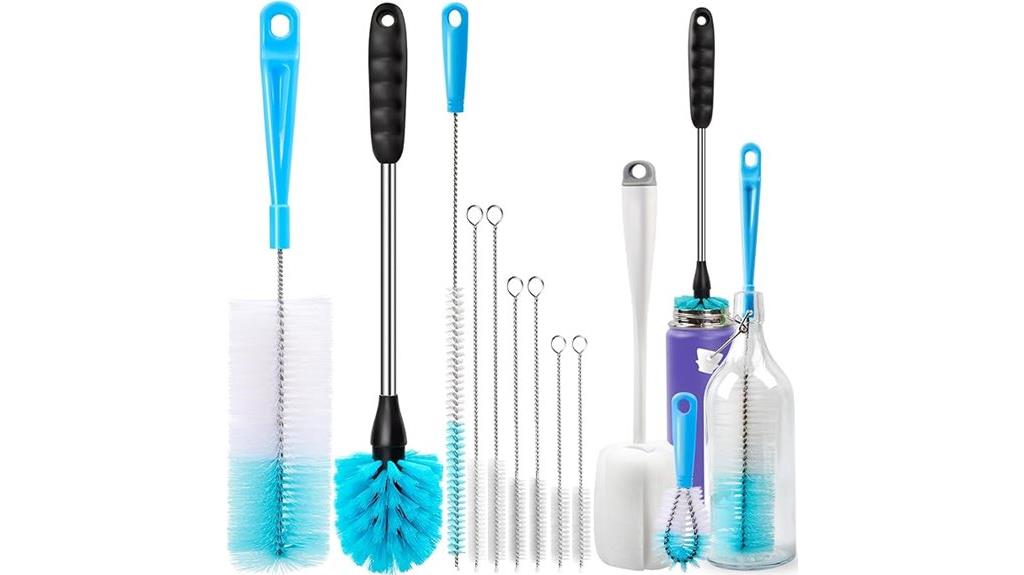 bottle cleaning brush set