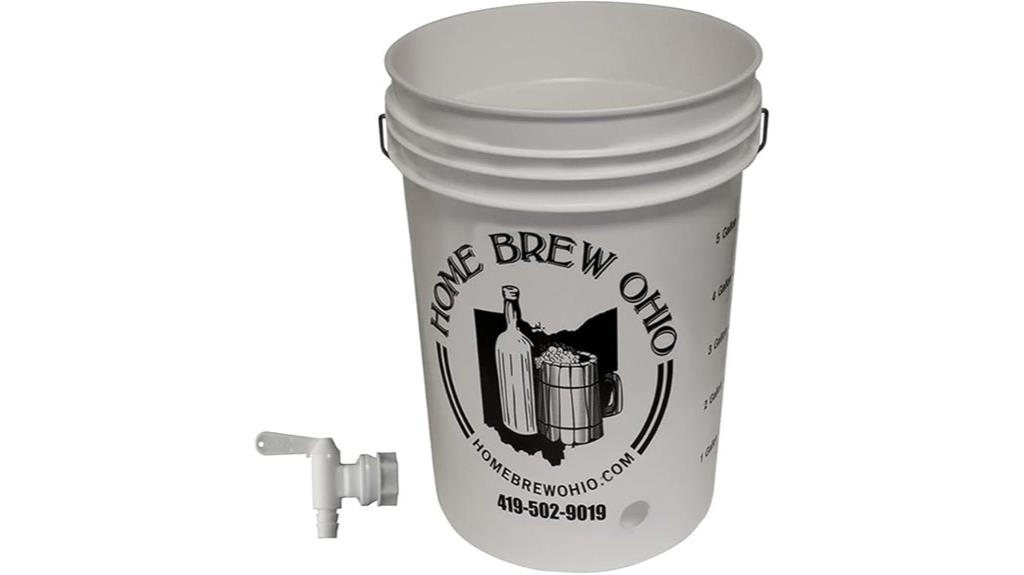 bottling bucket with spigot