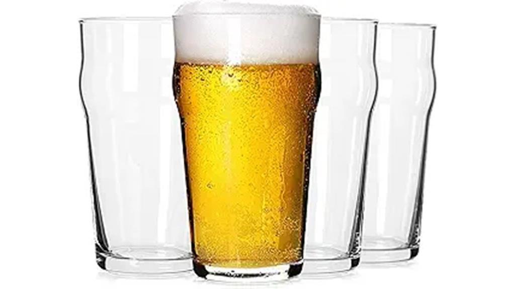 british beer pint set