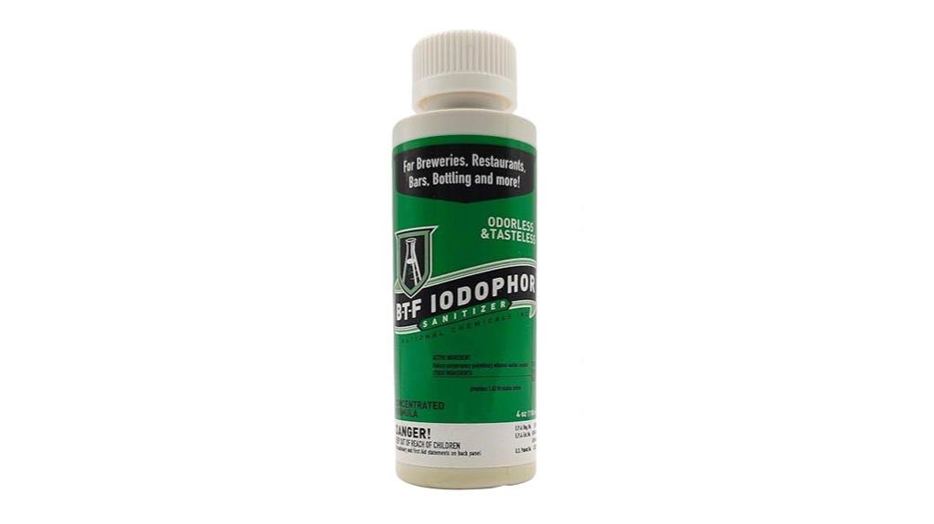 btf iodophor sanitizer 4oz