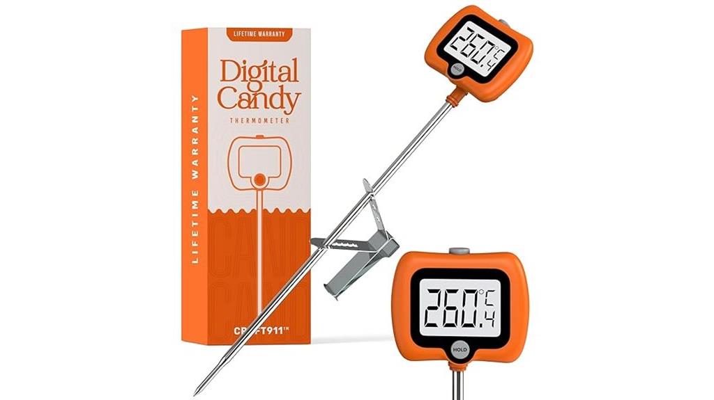 candy thermometer with clip
