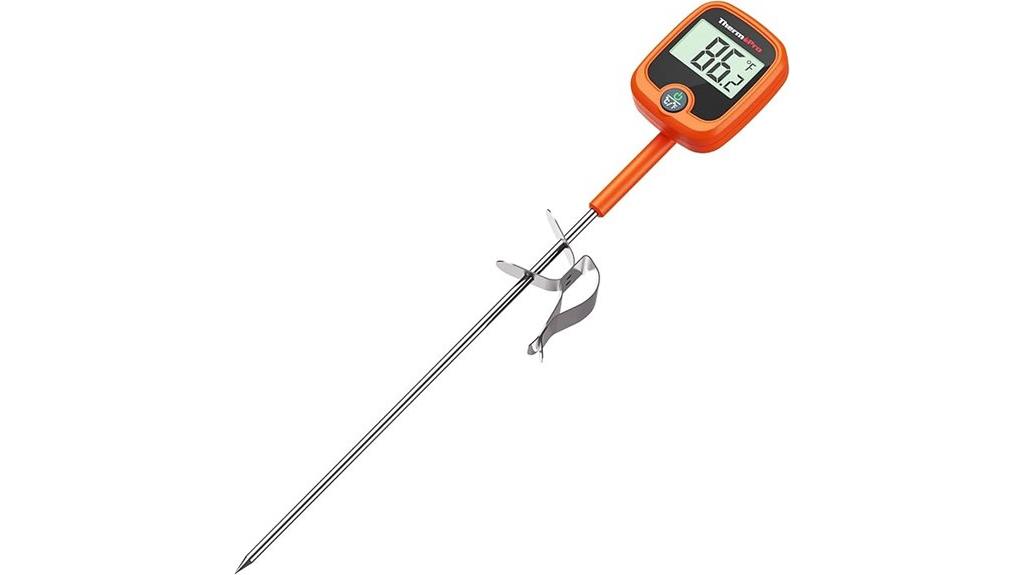 candy thermometer with display