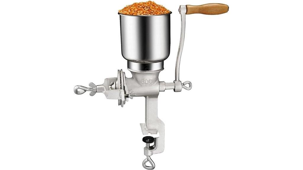 cast iron grain grinder