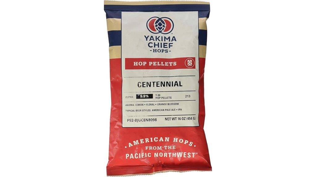 centennial hop pellets package