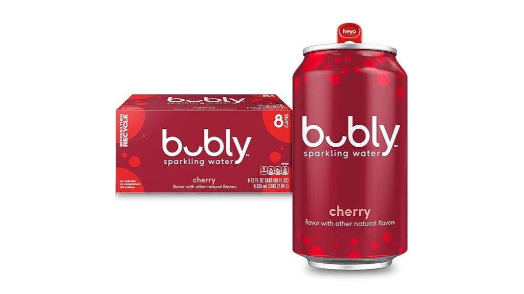 cherry flavored sparkling water