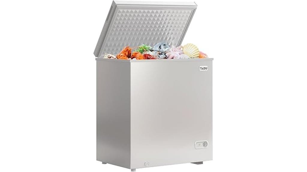 chest freezer with thermostat