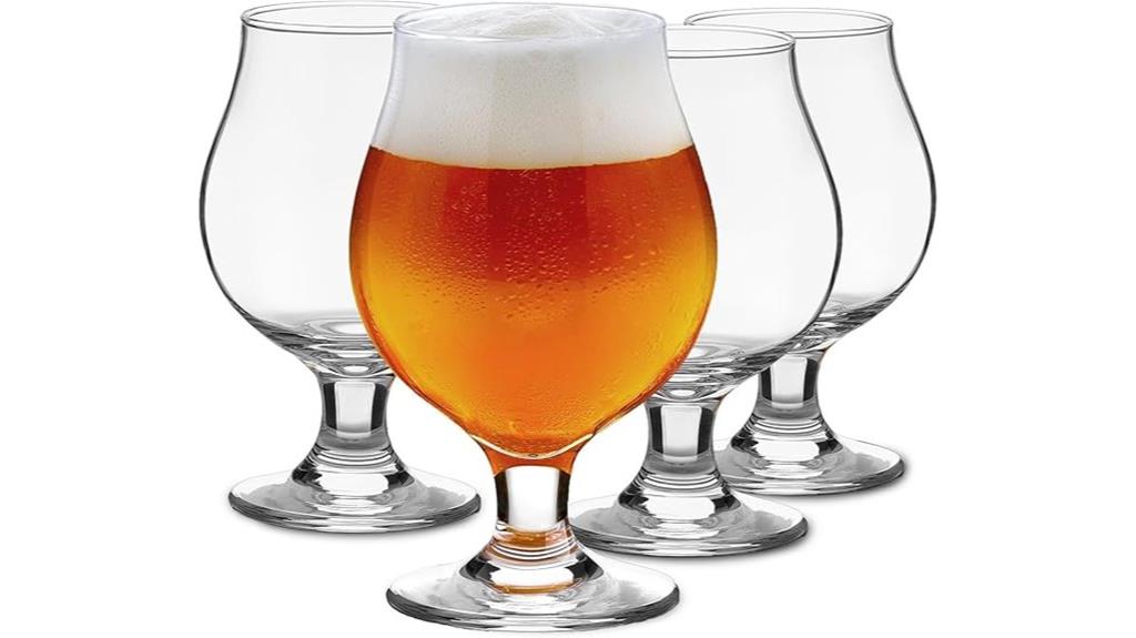 classic craft beer goblets