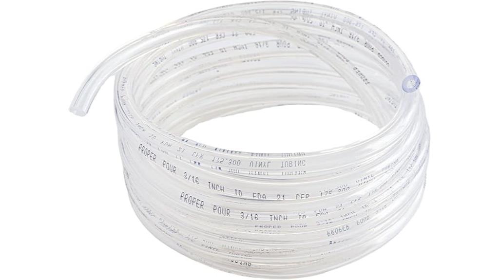 clear flexible pvc tubing