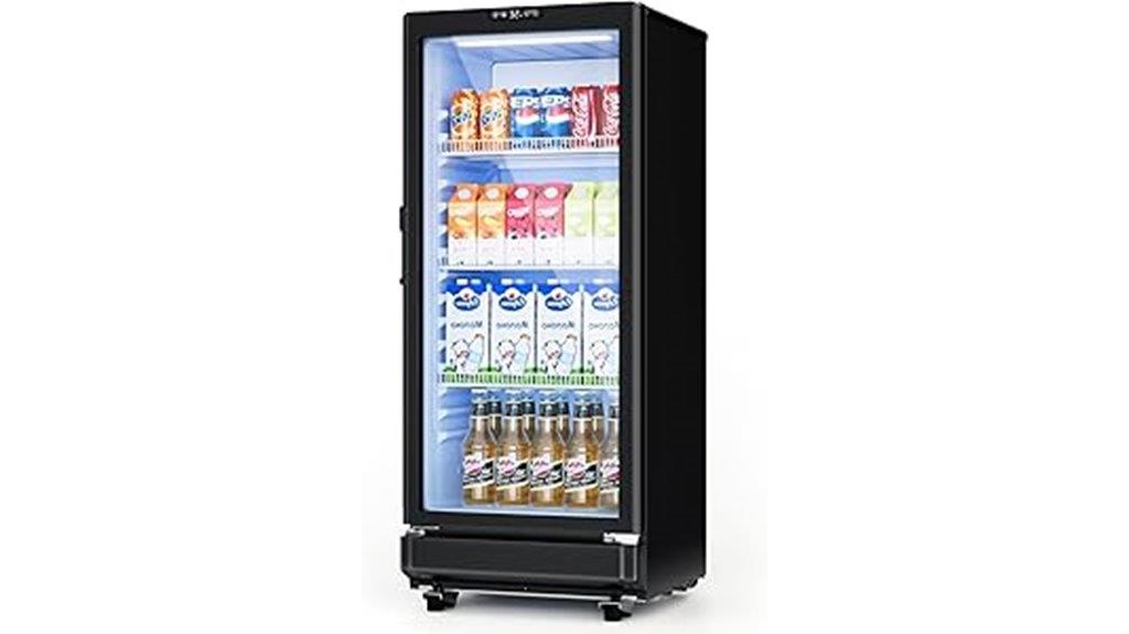 commercial display refrigerator unit