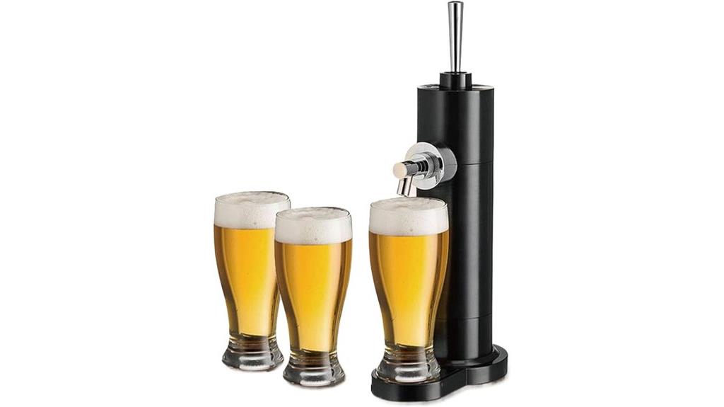 compact beer dispensing system