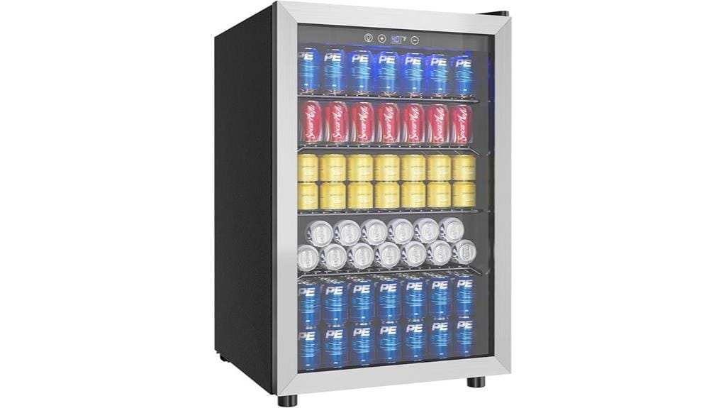 compact beverage refrigerator cooler
