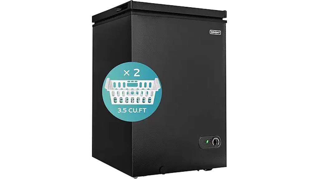 compact chest freezer design