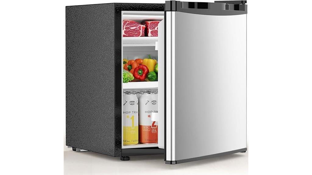 compact fridge with freezer