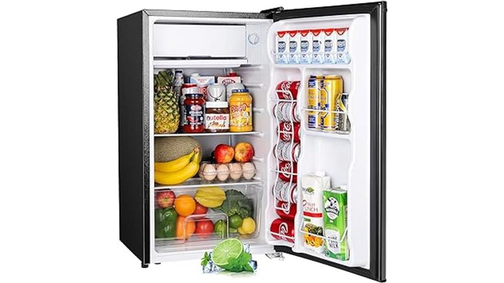 compact refrigerator with freezer