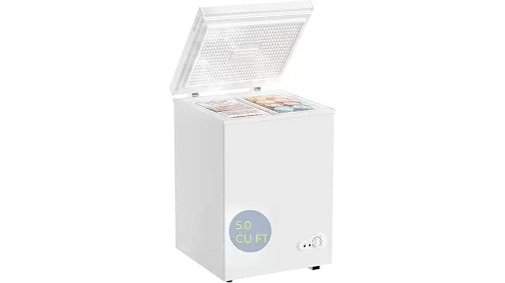 compact ultra quiet freezer