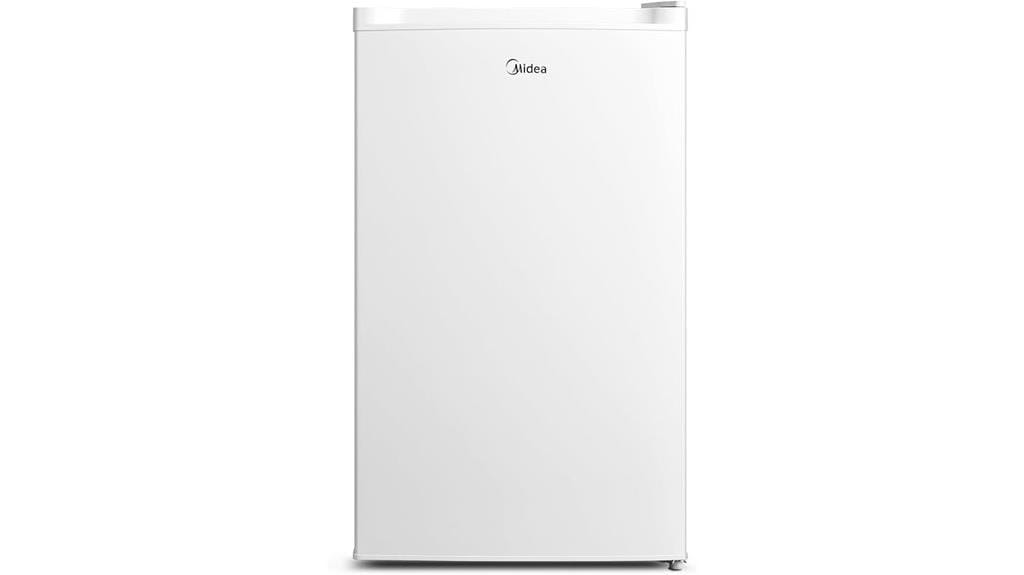 compact upright freezer model