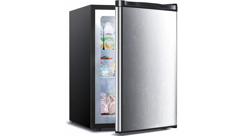 compact upright freezer model