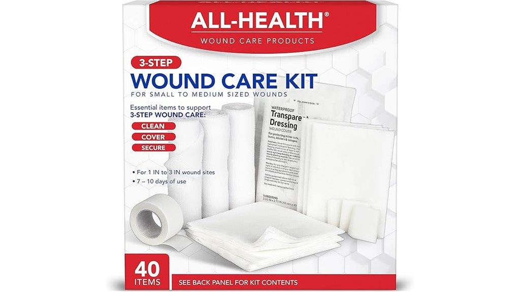 comprehensive first aid wound supplies