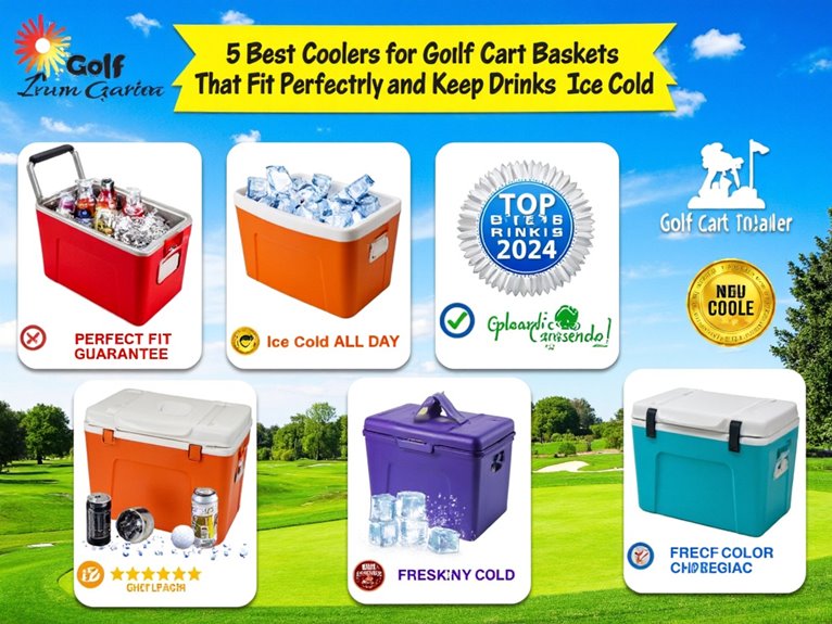 coolers for golf carts
