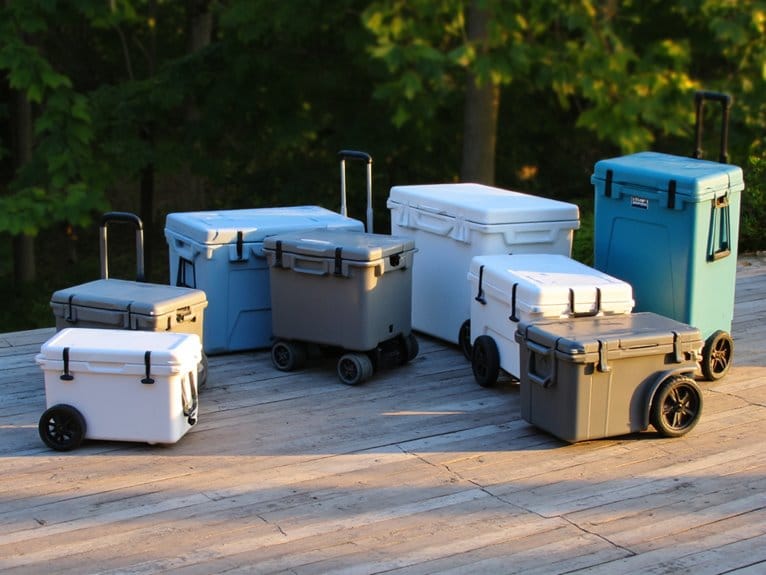 coolers with convenient wheels