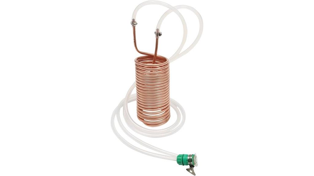 copper wort chiller brewing