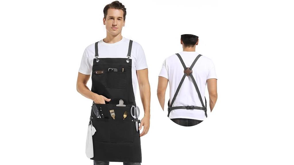 cotton canvas cooking grilling apron