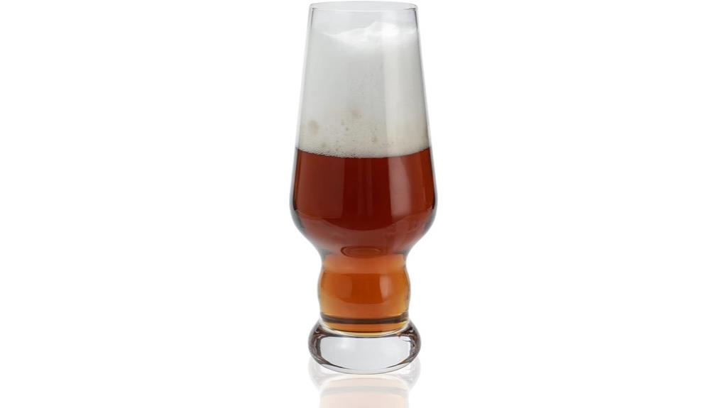 crystal ipa pint glass