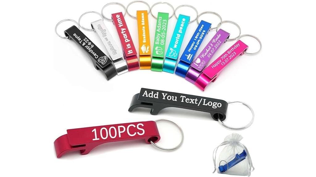 custom engraved keychain openers
