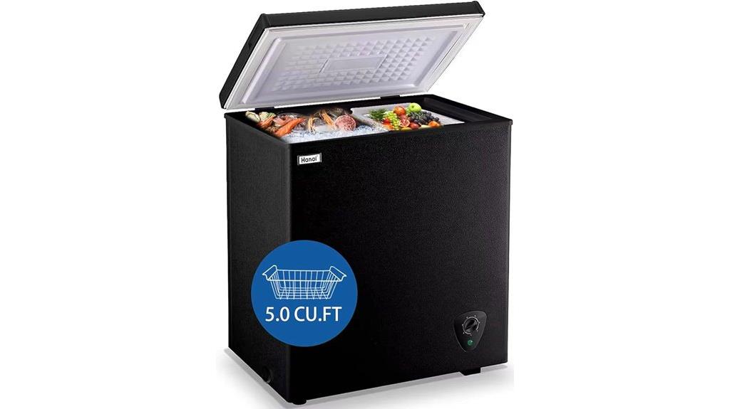 deep chest freezer adjustable thermostat